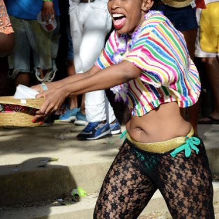 Winston Sill/Freelance Photographer
 Bacchanal Jamaica presents Beach J'ouvertFete, held at James Bond Beach, Oracabessa, St. Mary on Saturday April 19, 2014.