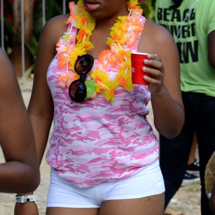 Winston Sill/Freelance Photographer
 Bacchanal Jamaica presents Beach J'ouvertFete, held at James Bond Beach, Oracabessa, St. Mary on Saturday April 19, 2014.