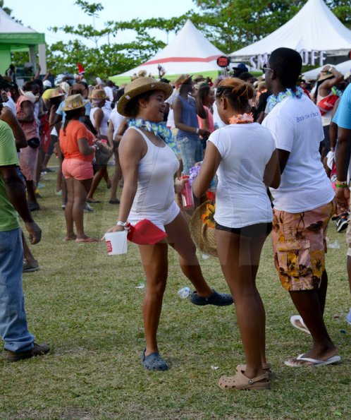 Winston Sill/Freelance Photographer
 Bacchanal Jamaica presents Beach J'ouvertFete, held at James Bond Beach, Oracabessa, St. Mary on Saturday April 19, 2014.