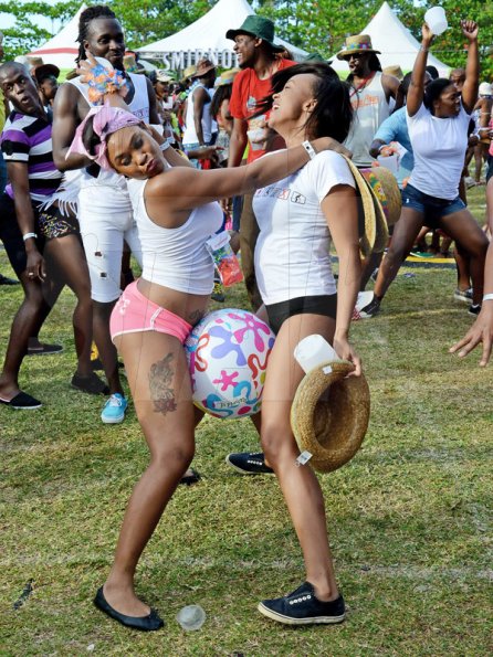 Winston Sill/Freelance Photographer

 Bacchanal Jamaica presents Beach J'ouvertFete, held at James Bond Beach, Oracabessa, St. Mary on Saturday April 19, 2014.