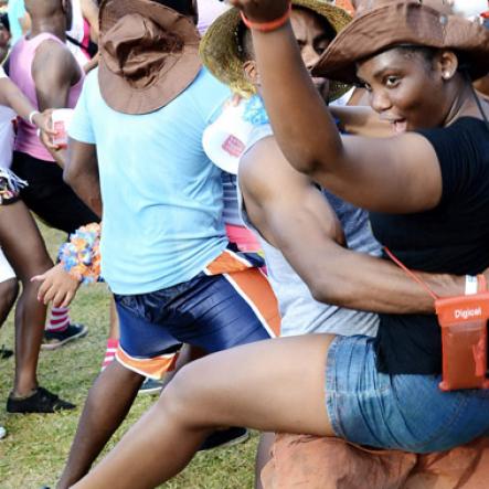 Winston Sill/Freelance Photographer

 Bacchanal Jamaica presents Beach J'ouvertFete, held at James Bond Beach, Oracabessa, St. Mary on Saturday April 19, 2014.