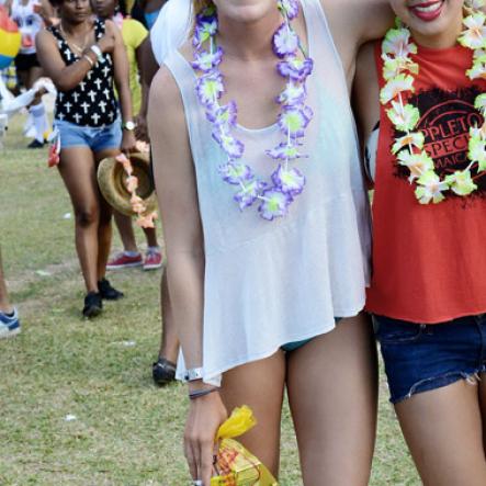 Winston Sill/Freelance Photographer

 Bacchanal Jamaica presents Beach J'ouvertFete, held at James Bond Beach, Oracabessa, St. Mary on Saturday April 19, 2014.