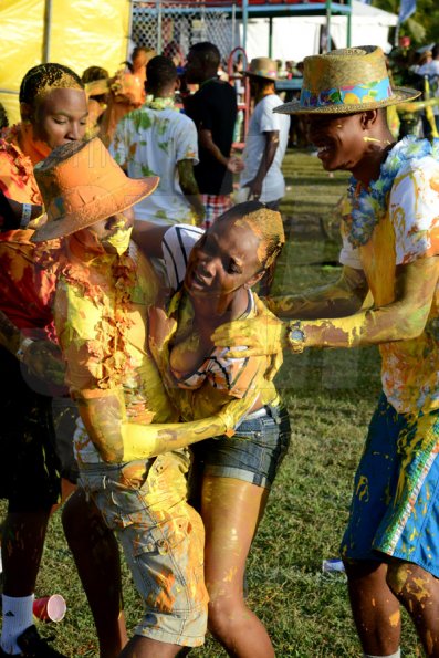 Winston Sill/Freelance Photographer
 Bacchanal Jamaica presents Beach J'ouvertFete, held at James Bond Beach, Oracabessa, St. Mary on Saturday April 19, 2014.