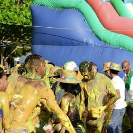 Winston Sill/Freelance Photographer

 Bacchanal Jamaica presents Beach J'ouvertFete, held at James Bond Beach, Oracabessa, St. Mary on Saturday April 19, 2014.