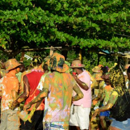 Winston Sill/Freelance Photographer
 Bacchanal Jamaica presents Beach J'ouvertFete, held at James Bond Beach, Oracabessa, St. Mary on Saturday April 19, 2014.