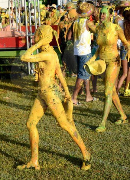 Winston Sill/Freelance Photographer
 Bacchanal Jamaica presents Beach J'ouvertFete, held at James Bond Beach, Oracabessa, St. Mary on Saturday April 19, 2014.