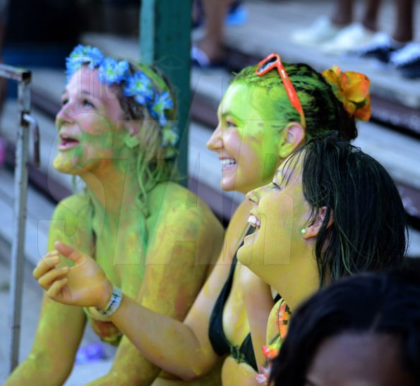 Winston Sill/Freelance Photographer
 Bacchanal Jamaica presents Beach J'ouvertFete, held at James Bond Beach, Oracabessa, St. Mary on Saturday April 19, 2014.