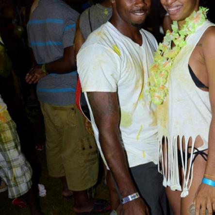 Winston Sill/Freelance Photographer
 Bacchanal Jamaica presents Beach J'ouvertFete, held at James Bond Beach, Oracabessa, St. Mary on Saturday April 19, 2014.