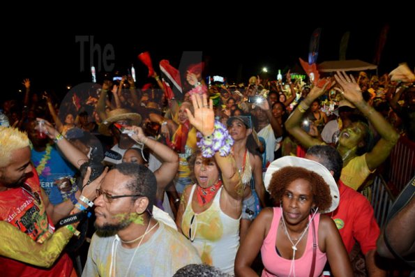 Winston Sill/Freelance Photographer
 Bacchanal Jamaica presents Beach J'ouvertFete, held at James Bond Beach, Oracabessa, St. Mary on Saturday April 19, 2014.