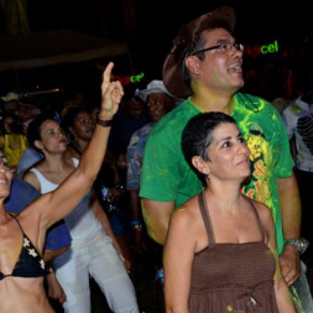 Winston Sill/Freelance Photographer
 Bacchanal Jamaica presents Beach J'ouvertFete, held at James Bond Beach, Oracabessa, St. Mary on Saturday April 19, 2014.