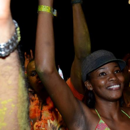 Winston Sill/Freelance Photographer
 Bacchanal Jamaica presents Beach J'ouvertFete, held at James Bond Beach, Oracabessa, St. Mary on Saturday April 19, 2014.