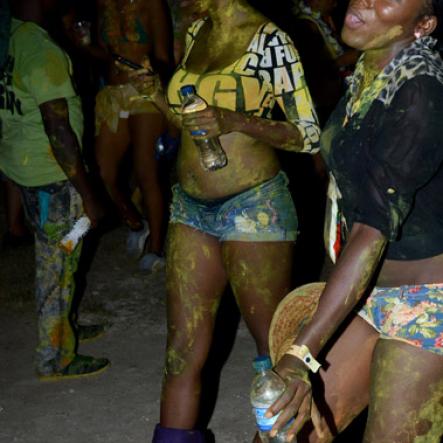 Winston Sill/Freelance Photographer
 Bacchanal Jamaica presents Beach J'ouvertFete, held at James Bond Beach, Oracabessa, St. Mary on Saturday April 19, 2014.