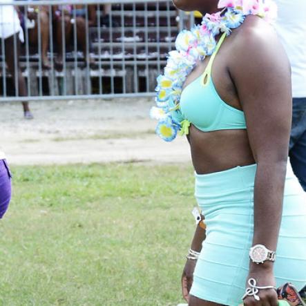 Winston Sill/Freelance Photographer
Bacchanal Jamaica and Smirnoff sponsored Beach J'ouvert, held at James Bond Beach, Oracabessa, St, Mary on Saturday April 4, 2015.