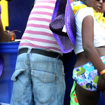 Winston Sill/Freelance Photographer
Bacchanal Jamaica and Smirnoff sponsored Beach J'ouvert, held at James Bond Beach, Oracabessa, St, Mary on Saturday April 4, 2015.