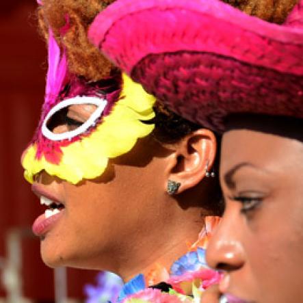 Winston Sill/Freelance Photographer
Bacchanal Jamaica and Smirnoff sponsored Beach J'ouvert, held at James Bond Beach, Oracabessa, St, Mary on Saturday April 4, 2015.