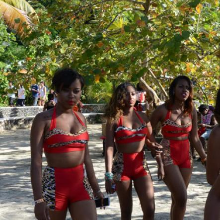 Winston Sill/Freelance Photographer
Bacchanal Jamaica and Smirnoff sponsored Beach J'ouvert, held at James Bond Beach, Oracabessa, St, Mary on Saturday April 4, 2015.