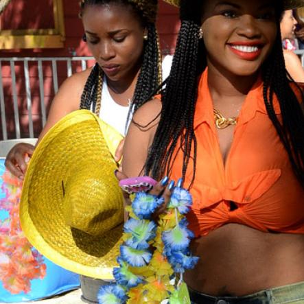Winston Sill/Freelance Photographer
Bacchanal Jamaica and Smirnoff sponsored Beach J'ouvert, held at James Bond Beach, Oracabessa, St, Mary on Saturday April 4, 2015.