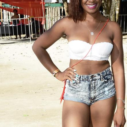 Winston Sill/Freelance Photographer<\n>Bacchanal Jamaica and Smirnoff sponsored Beach J'ouvert, held at James Bond Beach, Oracabessa, St, Mary on Saturday April 4, 2015.<\n>Winston Sill/Freelance Photographer<\n>Jodi-Ann Maitland is as cool as they come.