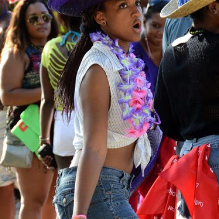 Winston Sill/Freelance Photographer
Bacchanal Jamaica and Smirnoff sponsored Beach J'ouvert, held at James Bond Beach, Oracabessa, St, Mary on Saturday April 4, 2015.