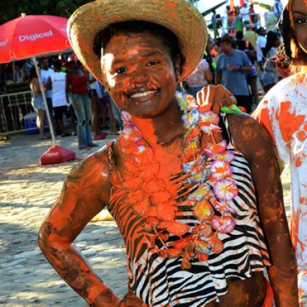 Winston Sill/Freelance Photographer
Bacchanal Jamaica and Smirnoff sponsored Beach J'ouvert, held at James Bond Beach, Oracabessa, St. Mary on Saturday April 4, 2015.