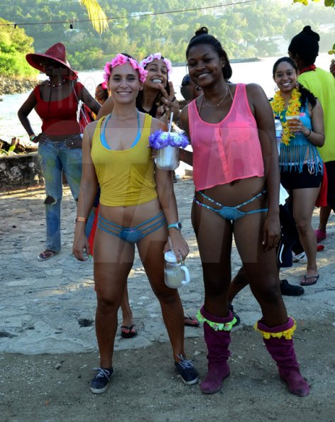 Winston Sill/Freelance Photographer
Bacchanal Jamaica and Smirnoff sponsored Beach J'ouvert, held at James Bond Beach, Oracabessa, St. Mary on Saturday April 4, 2015.