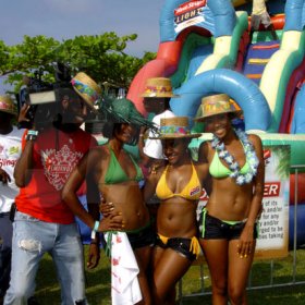 Winston Sill / Freelance Photographer
Bacchanal Jamaica and Smirnoff Beach J'ouvert, featuring Machel Montano and Patrice Roberts, held at James Bond Beach, Oracabessa, St Mary on Saturday April 7, 2012.