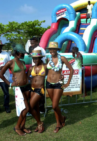 Winston Sill / Freelance Photographer
Bacchanal Jamaica and Smirnoff Beach J'ouvert, featuring Machel Montano and Patrice Roberts, held at James Bond Beach, Oracabessa, St Mary on Saturday April 7, 2012.