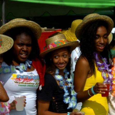 Winston Sill / Freelance Photographer
Bacchanal Jamaica and Smirnoff Beach J'ouvert, featuring Machel Montano and Patrice Roberts, held at James Bond Beach, Oracabessa, St Mary on Saturday April 7, 2012.