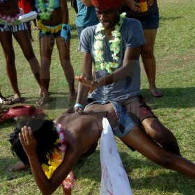 Winston Sill / Freelance Photographer
Bacchanal Jamaica and Smirnoff Beach J'ouvert, featuring Machel Montano and Patrice Roberts, held at James Bond Beach, Oracabessa, St Mary on Saturday April 7, 2012.