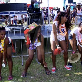 Winston Sill / Freelance Photographer
Bacchanal Jamaica and Smirnoff Beach J'ouvert, featuring Machel Montano and Patrice Roberts, held at James Bond Beach, Oracabessa, St Mary on Saturday April 7, 2012.