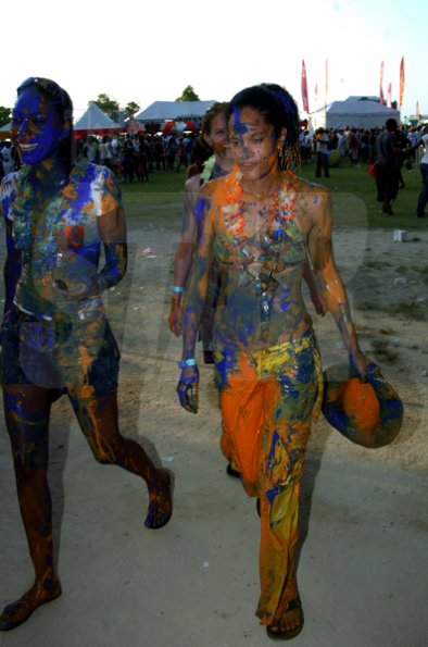 Winston Sill / Freelance Photographer
Bacchanal Jamaica and Smirnoff Beach J'ouvert, featuring Machel Montano and Patrice Roberts, held at James Bond Beach, Oracabessa, St Mary on Saturday April 7, 2012.