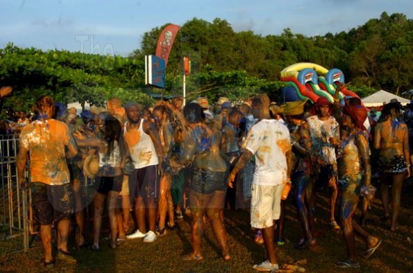 Winston Sill / Freelance Photographer
Bacchanal Jamaica and Smirnoff Beach J'ouvert, featuring Machel Montano and Patrice Roberts, held at James Bond Beach, Oracabessa, St Mary on Saturday April 7, 2012.