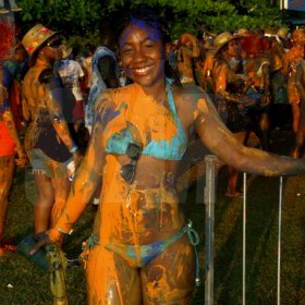 Winston Sill / Freelance Photographer
Bacchanal Jamaica and Smirnoff Beach J'ouvert, featuring Machel Montano and Patrice Roberts, held at James Bond Beach, Oracabessa, St Mary on Saturday April 7, 2012.