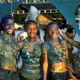 Winston Sill / Freelance Photographer
Bacchanal Jamaica and Smirnoff Beach J'ouvert, featuring Machel Montano and Patrice Roberts, held at James Bond Beach, Oracabessa, St Mary on Saturday April 7, 2012.