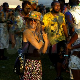 Winston Sill / Freelance Photographer
Bacchanal Jamaica and Smirnoff Beach J'ouvert, featuring Machel Montano and Patrice Roberts, held at James Bond Beach, Oracabessa, St Mary on Saturday April 7, 2012.