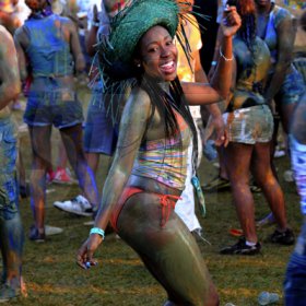 Winston Sill / Freelance Photographer
Bacchanal Jamaica and Smirnoff Beach J'ouvert, featuring Machel Montano and Patrice Roberts, held at James Bond Beach, Oracabessa, St Mary on Saturday April 7, 2012.