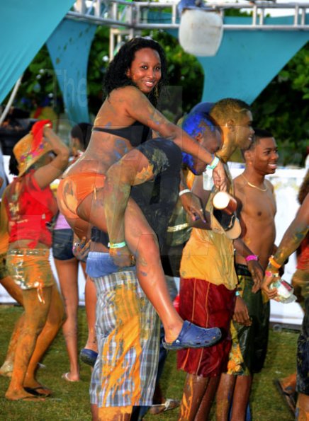 Winston Sill / Freelance Photographer
Bacchanal Jamaica and Smirnoff Beach J'ouvert, featuring Machel Montano and Patrice Roberts, held at James Bond Beach, Oracabessa, St Mary on Saturday April 7, 2012.