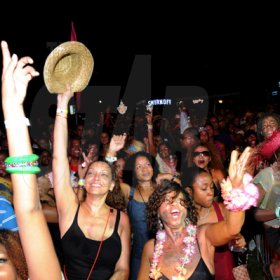 Winston Sill / Freelance Photographer
Bacchanal Jamaica and Smirnoff Beach J'ouvert, featuring Machel Montano and Patrice Roberts, held at James Bond Beach, Oracabessa, St Mary on Saturday April 7, 2012.