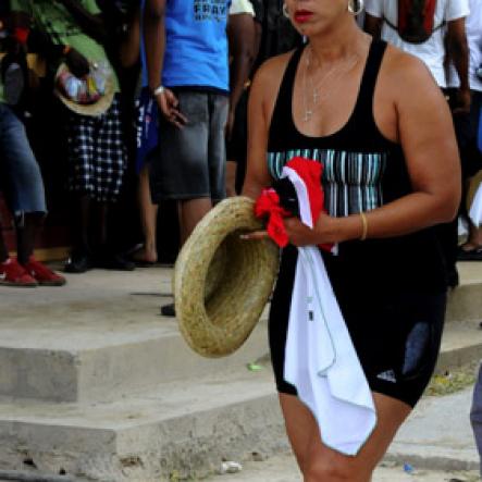 Winston Sill / Freelance Photographer
Bacchanal Jamaica Beach J'Ouvert Party, held at James Bond Beach, Oracabessa, St. Mary on  Saturday March 30, 2013.