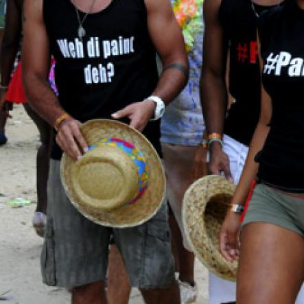 Winston Sill / Freelance Photographer
Bacchanal Jamaica Beach J'Ouvert Party, held at James Bond Beach, Oracabessa, St. Mary on  Saturday March 30, 2013.