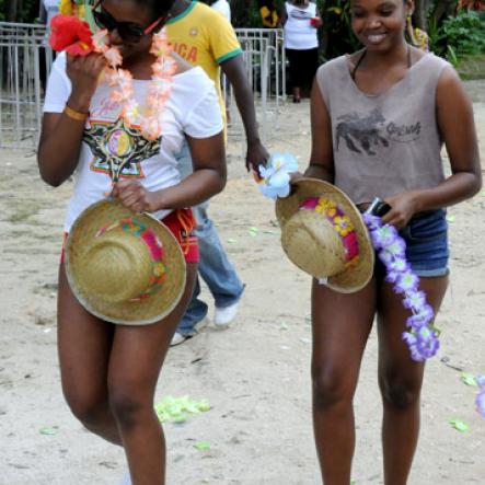 Winston Sill / Freelance Photographer
Bacchanal Jamaica Beach J'Ouvert Party, held at James Bond Beach, Oracabessa, St. Mary on  Saturday March 30, 2013.