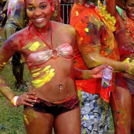 Winston Sill / Freelance Photographer
Bacchanal Jamaica Beach J'Ouvert Party, held at James Bond Beach, Oracabessa, St. Mary on  Saturday March 30, 2013.