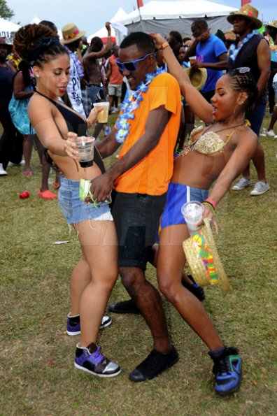 Winston Sill / Freelance Photographer
Bacchanal  Jamaica Beach J'Ouvert Party, held at James Bond Beach, Oracabessa, St. Mary on Saturday March 30, 2013.