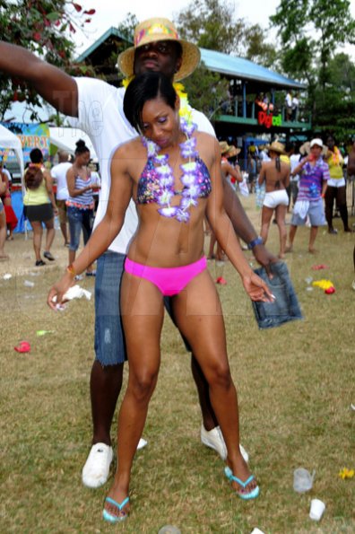 Winston Sill / Freelance Photographer
Bacchanal  Jamaica Beach J'Ouvert Party, held at James Bond Beach, Oracabessa, St. Mary on Saturday March 30, 2013.