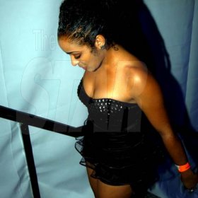 Winston Sill / Freelance Photographer
                                                                                   It was one step at a time for this female patron as she mindful of her tall heels.                                                                                                                                                                                                                                                                                                                        Beenie Man Birthday Bash, held at The Building, Knutsford Boulevard, New Kingston on Saturday night August 21, 2010.