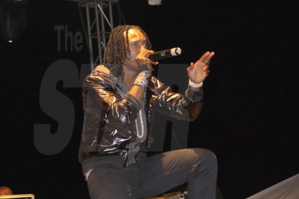 Anthony Minott/Freelance Photographer
Kiprich's social commentary well over well with the crowd during Big Ship show dubbed: 'Tun up' St Catherine at Dinthill Technical High School, on Friday, March 11, 2011.