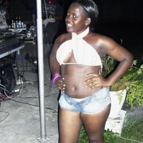 This fluffy woman was not shy to pose for THE STAR while at Bikini Pool Rave held recently at