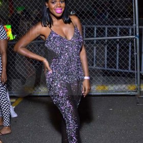 Anthony Minott/freelance photographerDancehall artiste, TV host and publicist Kaylia 'Press Kay' Williams, looking stunning at Bounty Killer's birthday party at the Waterfront, downtown Kingston on Saturday.