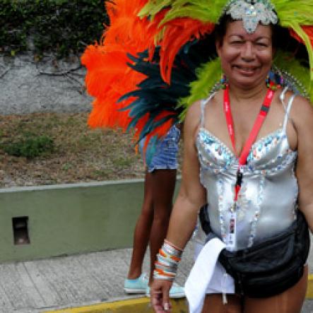 Winston Sill / Freelance Photographer
Bacchanal Jamaica Carnival Road Parade, held on Sunday April 7, 2013.