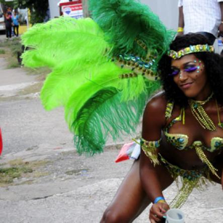 Winston Sill / Freelance Photographer
Bacchanal Jamaica Carnival Road Parade, on the streets of Kingston, held on Sunday April 7, 2013.